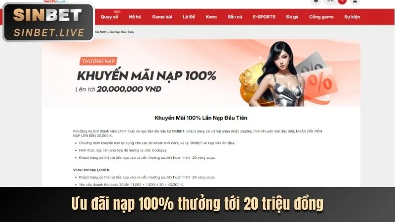 Thông báo khuyến mãi tức thì trên SV288 app